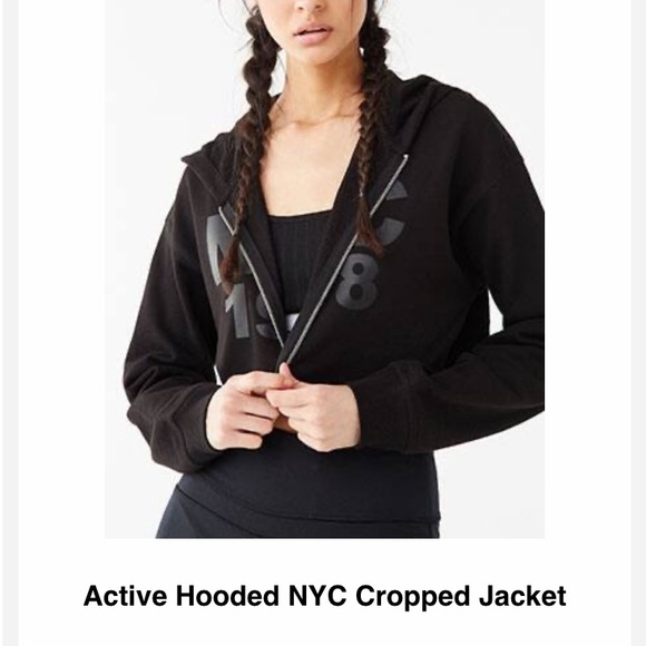 Active hoodie cropped nyc - Picture 1 of 1